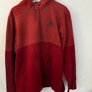 Adidas Two Toned‎ Red Hoodie